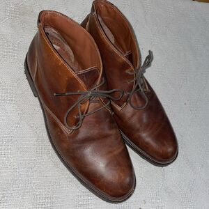 Johnston & Murphy Men’s Chukka Boots Size 12 M Brown Leather Going Out Party Fun
